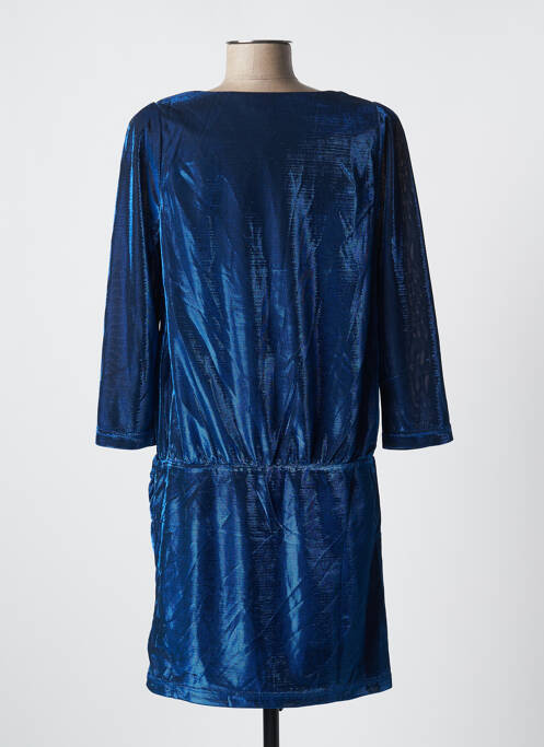 Robe mi-longue bleu SEE U SOON pour femme