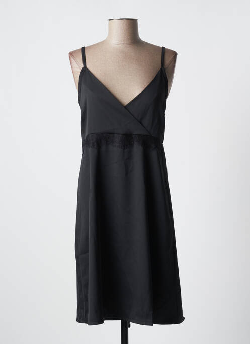 Robe mi-longue noir LIBERTO pour femme