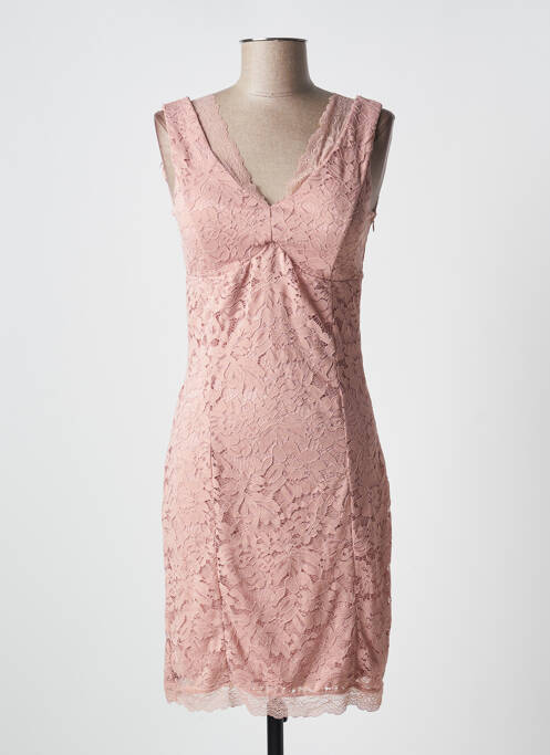 Robe mi-longue rose MODAVISTA pour femme