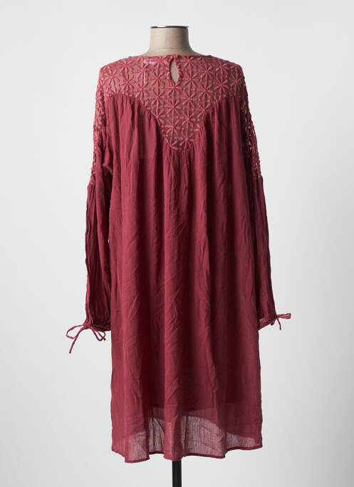 Robe mi-longue rose NOTSHY pour femme