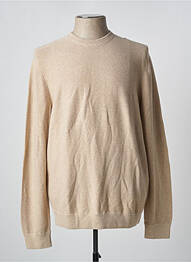 Pull stretch manches longues marron DOCKERS homme