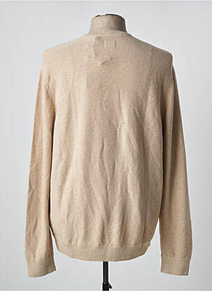 Pull stretch manches longues marron DOCKERS homme