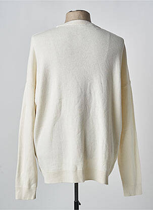 Pull stretch manches longues beige DEFACTO homme