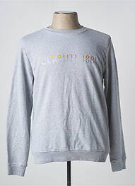Sweat-shirt stretch manches longues gris CERRUTI 1881 homme