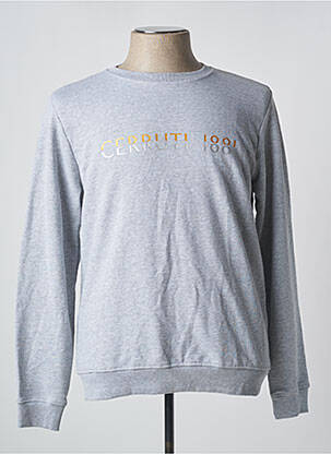Sweat-shirt manches longues manches longues gris CERRUTI 1881 homme