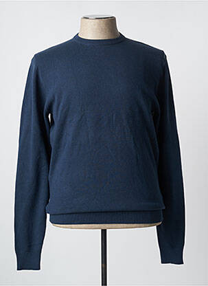 Pull stretch manches longues bleu BILLTORNADE homme