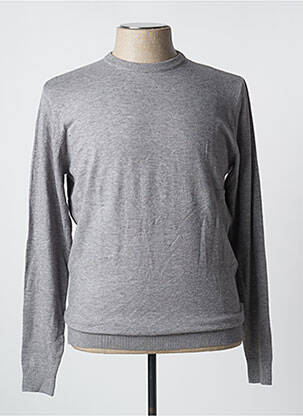 Pull gris BILLTORNADE pour homme