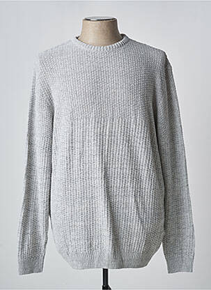 Pull gris DEFACTO pour homme