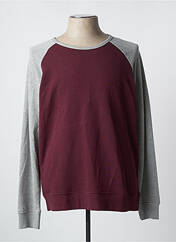 Sweat-shirt rouge JACK & JONES pour homme seconde vue