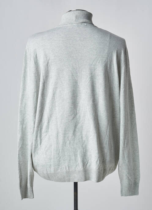 Pull col roulé gris DEFACTO pour homme