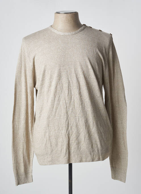 Pull beige TRUSSARDI JEANS pour homme