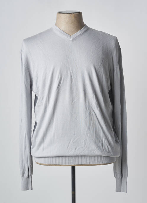 Pull gris clair OLLYGAN pour homme