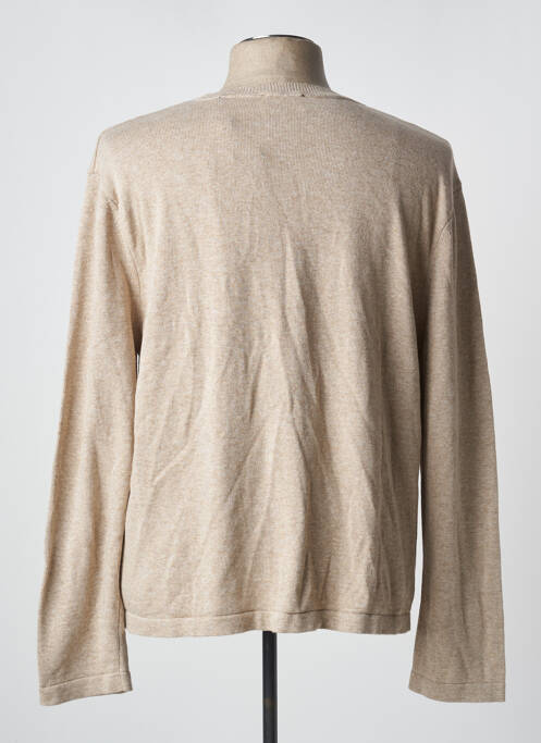 Pull stretch manches longues marron THE KOOPLES homme