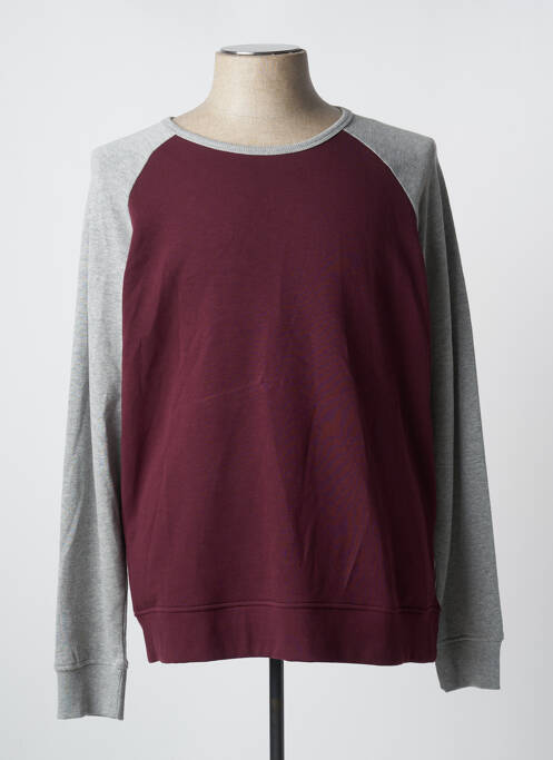 Sweat-shirt rouge JACK & JONES pour homme