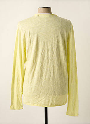 Pull stretch manches longues jaune KAPORAL homme
