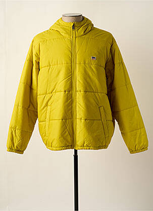 Doudoune poches a capuche jaune LEVI'S homme
