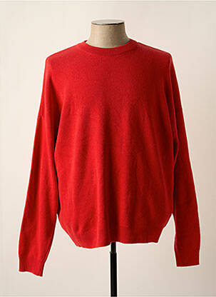 Pull stretch manches longues rouge DEFACTO homme
