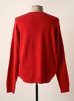Pull stretch manches longues rouge DEFACTO homme