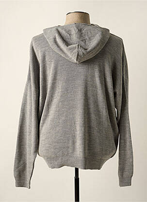 Pull stretch manches longues gris DEFACTO homme