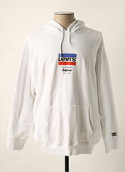 Sweat-shirt à capuche blanc LEVIS pour homme seconde vue