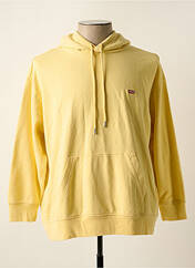 Sweat-shirt à capuche jaune LEVIS pour homme seconde vue