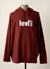 Sweat-shirt à capuche rouge LEVIS pour homme seconde vue