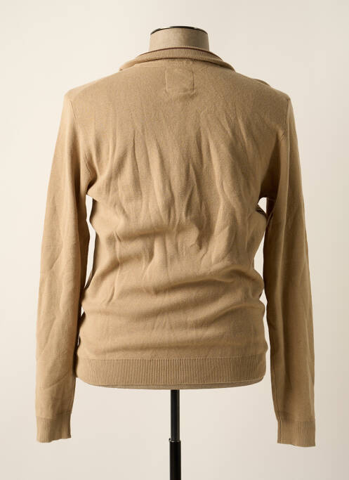 Gilet manches longues beige BILLTORNADE pour homme