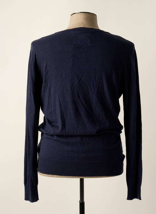 Gilet manches longues bleu VESTIAIRES PRINCIPAUTE CANNOISE pour homme