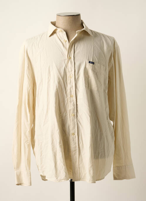 Chemise manches longues beige FACONNABLE pour homme