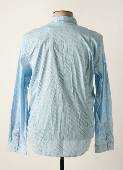 Chemise manches longues bleu SUN VALLEY pour homme