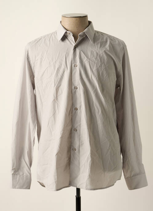 Chemise manches longues gris GEORGES RECH pour homme