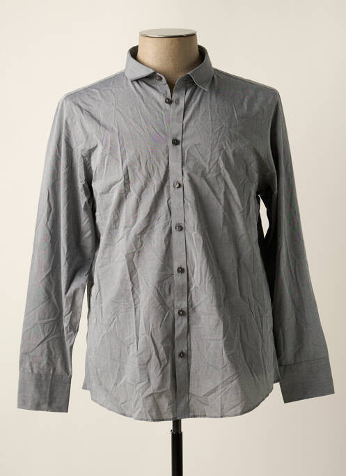 Chemise manches longues gris MONTAGUT pour homme