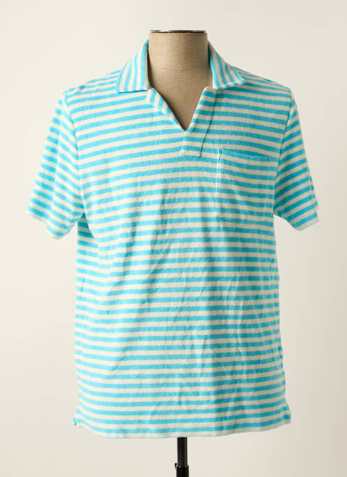 Polo bleu FACONNABLE pour homme