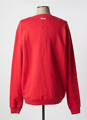 Sweat-shirt stretch manches longues rouge FILA homme