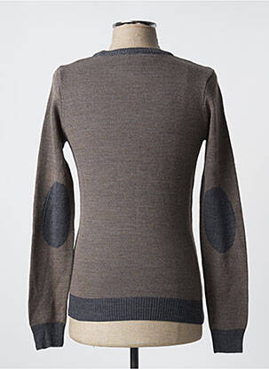 Pull stretch manches longues gris DEFACTO homme