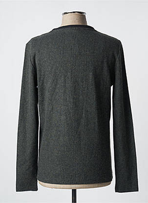 T-shirt tissage chiné manches longues gris DEFACTO homme