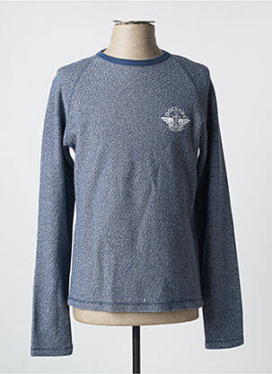 Sweat-shirt stretch manches longues bleu DOCKERS homme