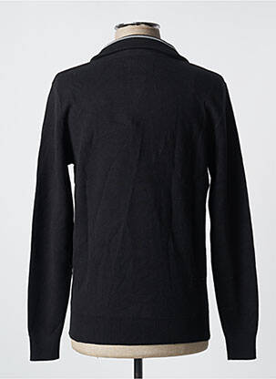 Pull stretch manches longues noir BILL TORNADE homme