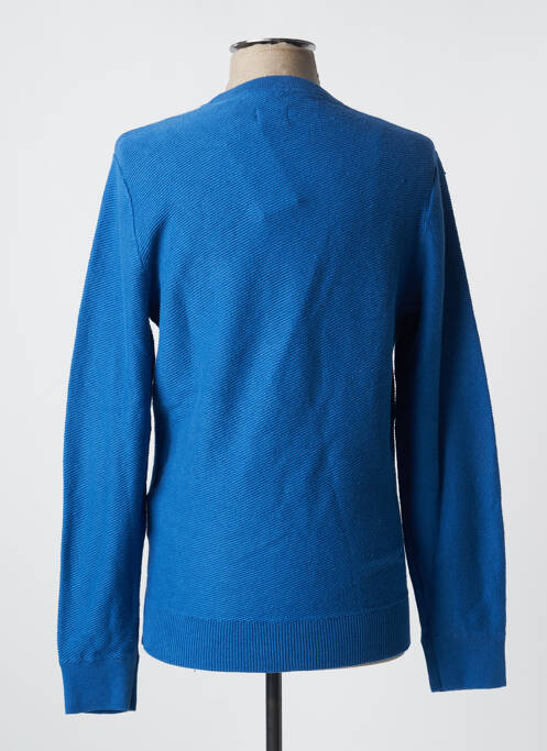 Pull stretch manches longues bleu DOCKERS homme