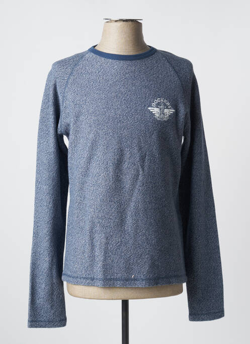 Sweat-shirt bleu DOCKERS pour homme