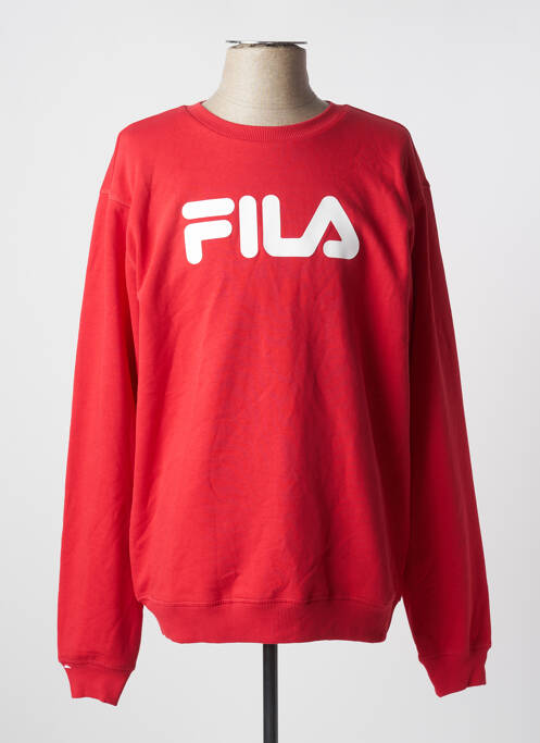 Sweat-shirt rouge FILA pour homme