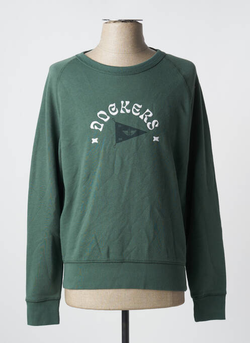 Sweat-shirt vert DOCKERS pour homme