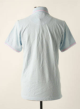Polo stretch manches courtes bleu CERRUTI 1881 homme