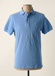 Polo stretch manches courtes bleu PROFUOMO homme
