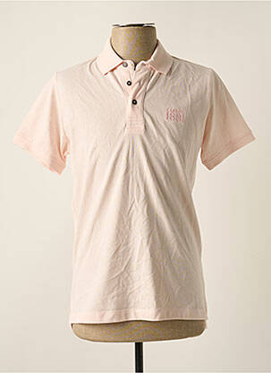 Polo stretch manches courtes rose CERRUTI 1881 homme