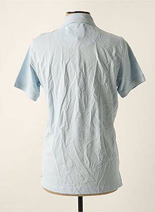 Polo stretch manches courtes bleu CERRUTI 1881 homme