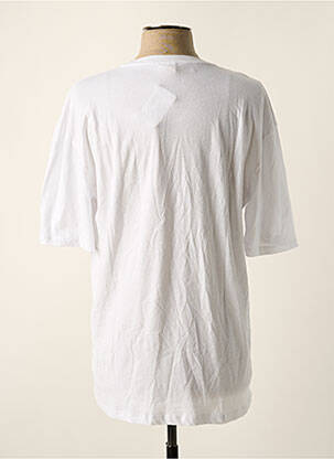 T-shirt stretch manches courtes blanc DEFACTO homme
