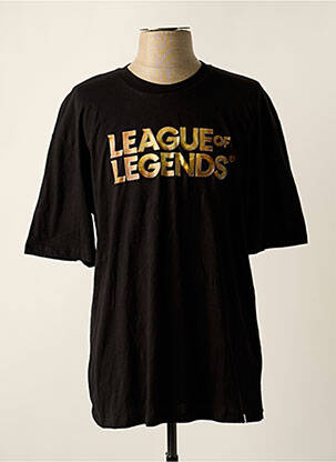 T-shirt stretch manches courtes noir DEFACTO homme