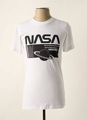 T-shirt blanc NASA pour homme seconde vue