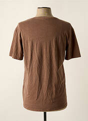 T-shirt marron CELIO pour homme seconde vue